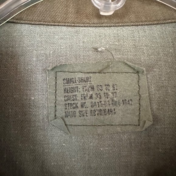 Custom Oversized Camo Jacket Floral Applique Unisex S Vintage Handmade Crop Art - Picture 10 of 10